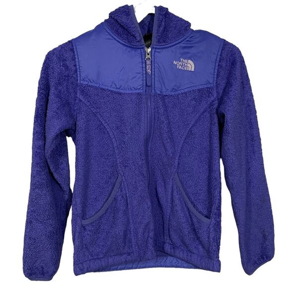 The North Face Purple Fuzzy Full Zip Jacket - Picture 1 of 5